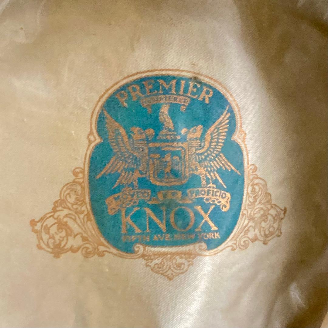 1950-60s \"KNOX PREMIER\" ヴィンテージフェドラハット