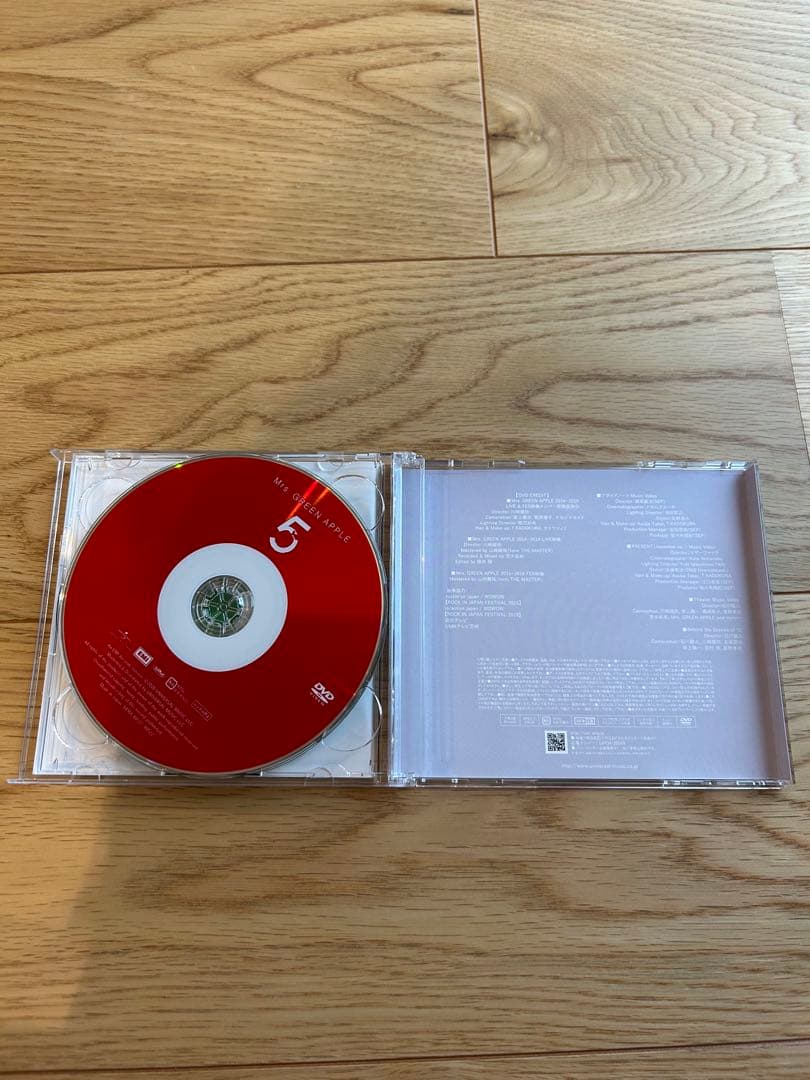 Mrs.GREEN APPLE「5」初回限定盤 CD+DVD