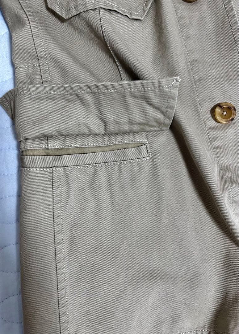 JIL SANDER ジャケット　ミニタリー　メンズ　ベージュ