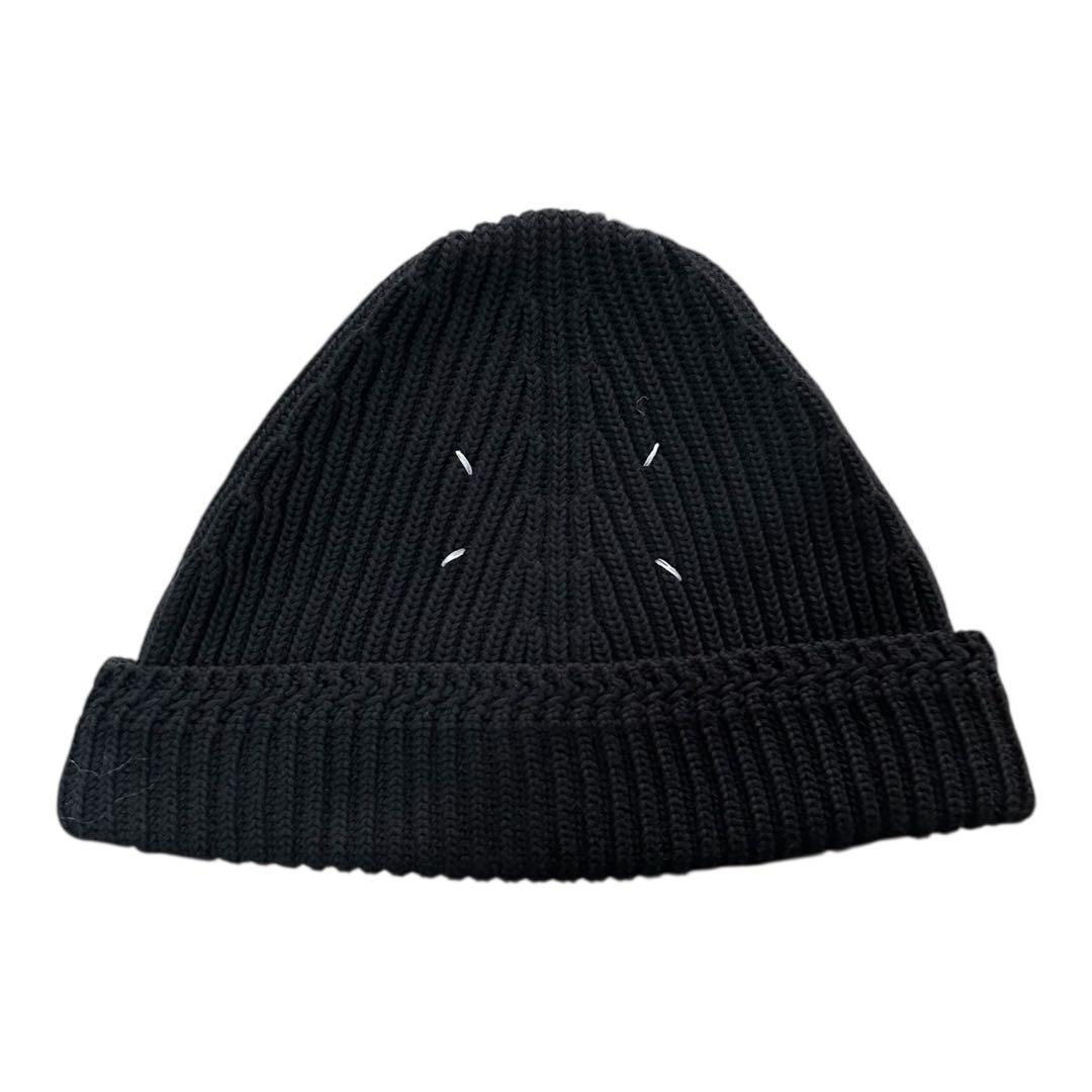 Maison Margielaマルジェラ リブ編み ニット帽 ビーニー