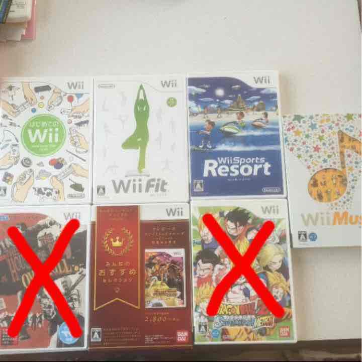 Wii ソフト バラ売り可 美品