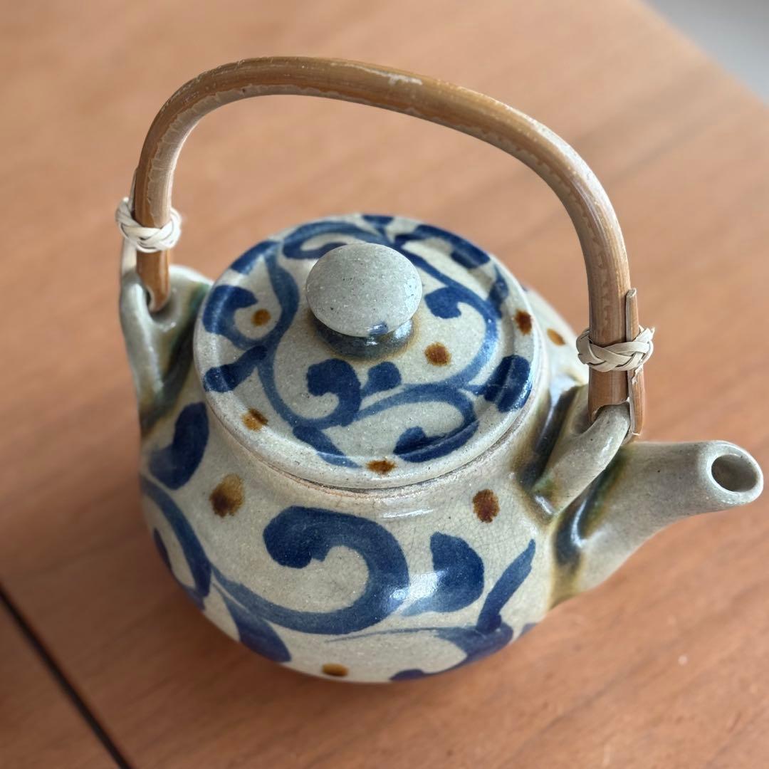 [1/9〆切]北窯 松田共司 沖縄民藝　やちむん　急須　カップセット