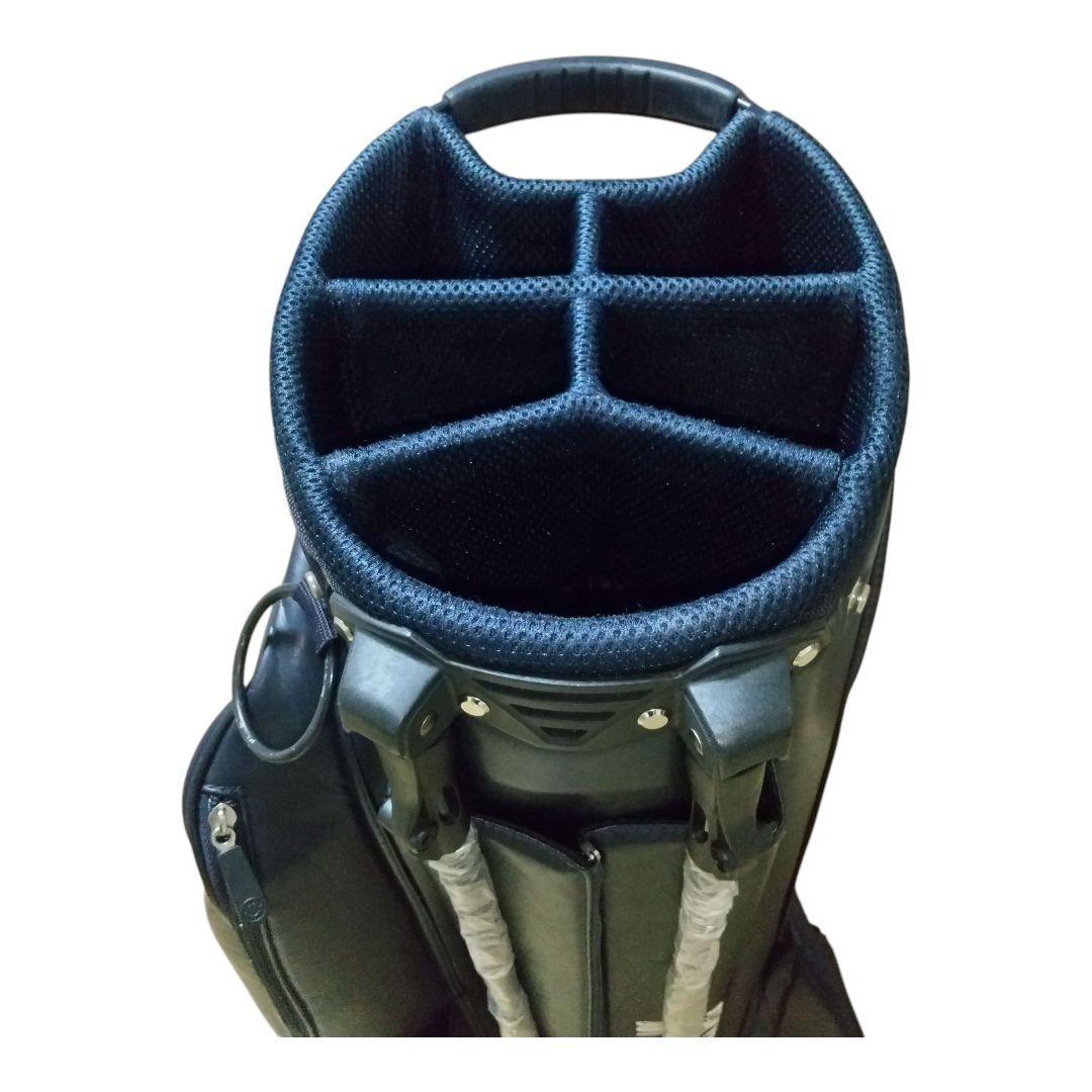 パーリーゲーツ　ゴルフバッグ　キャディーバッグ　黒 9型　スタンド型