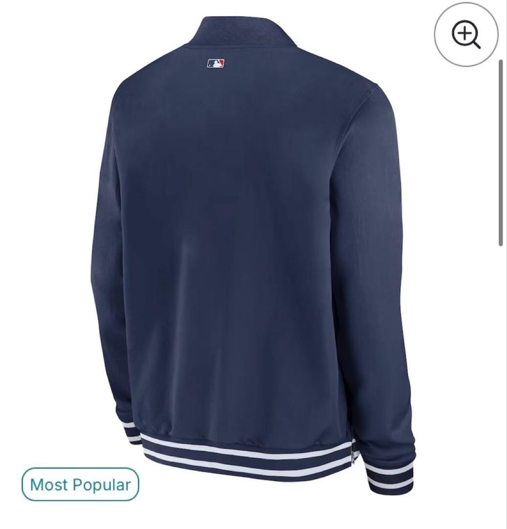 浪*夏様 【新品 未開封】Nike アトランタ ブレーブス ジャケット ネイビー