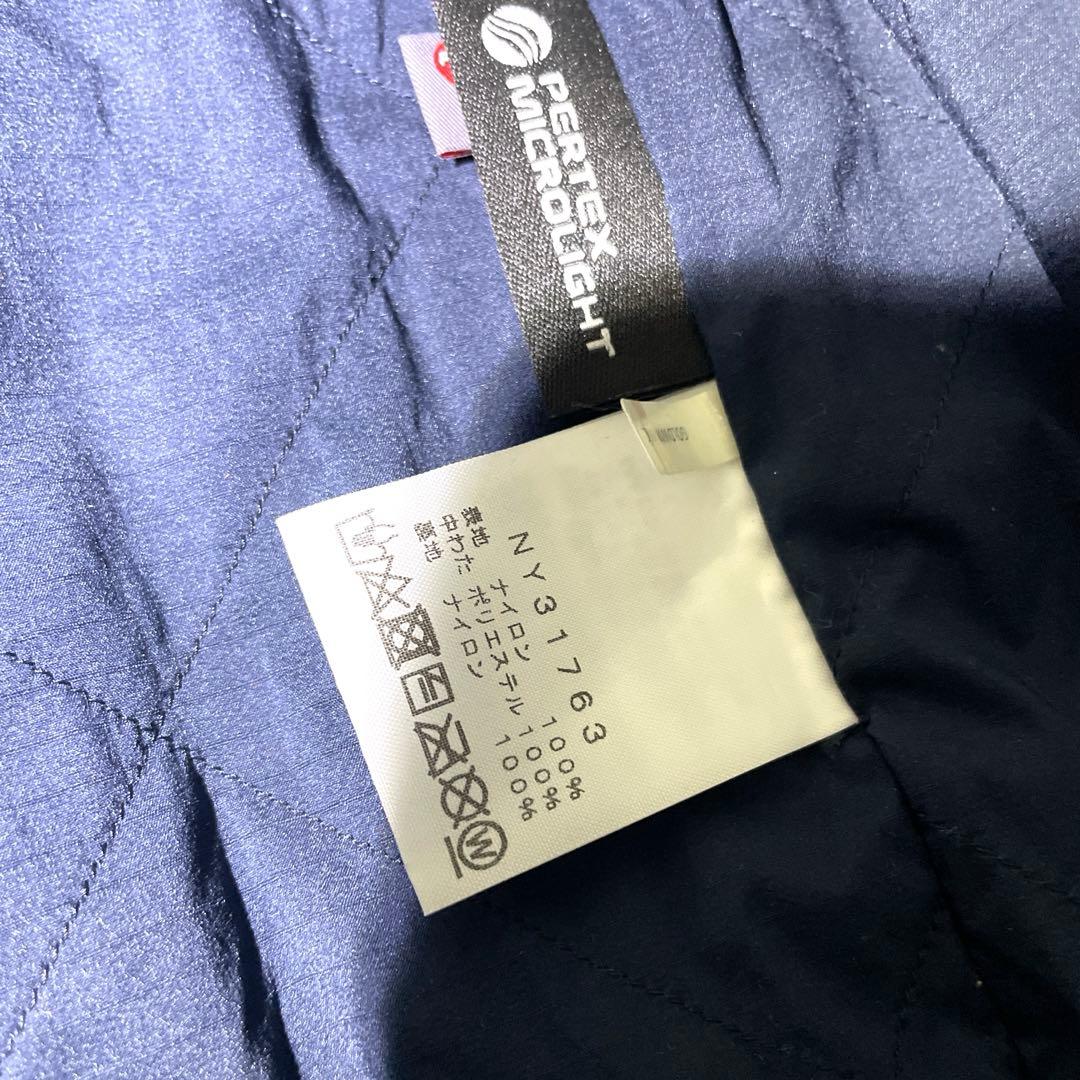 ノースフェイス【S】ノーカラーフレキシブルゼファーカーディガン 中綿