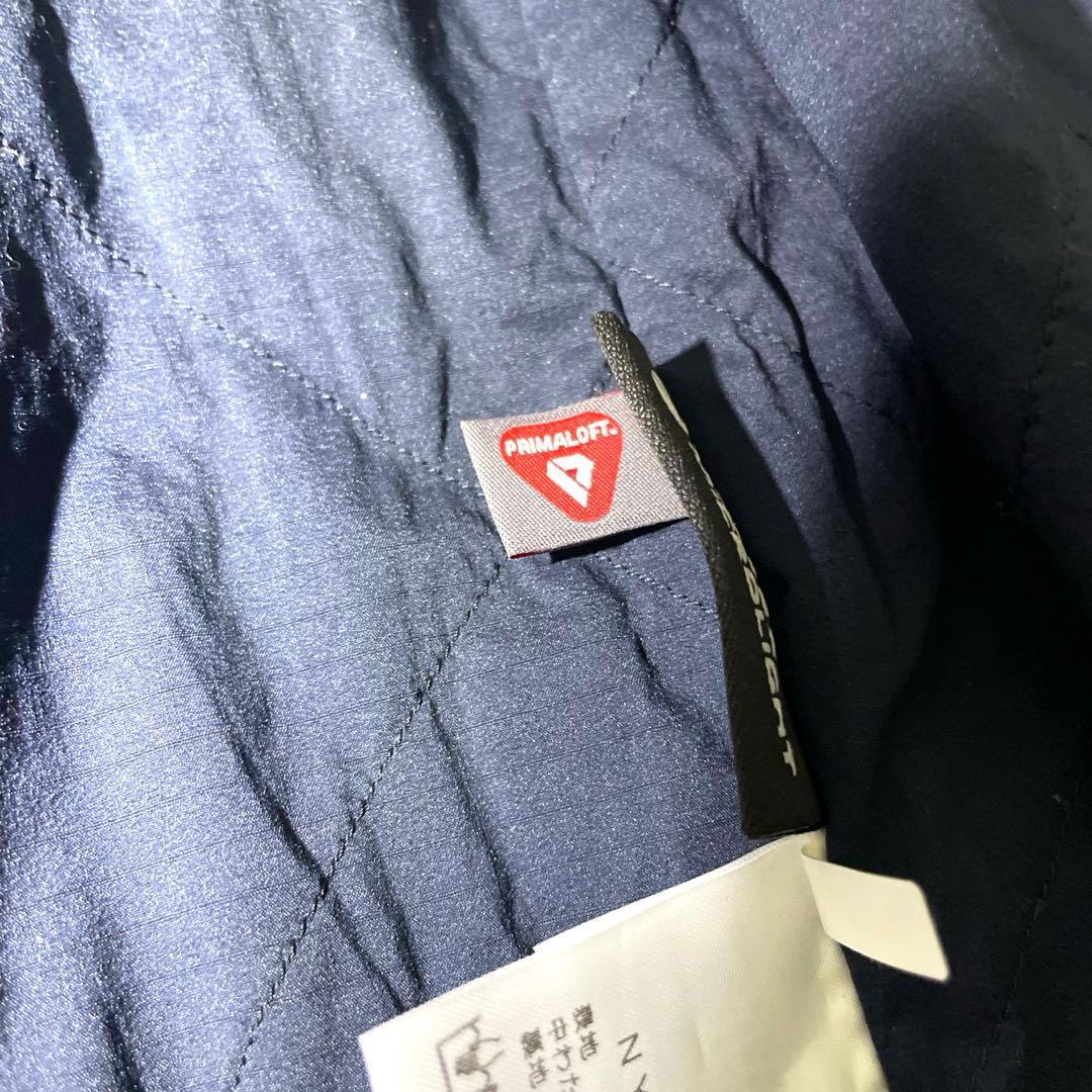 ノースフェイス【S】ノーカラーフレキシブルゼファーカーディガン 中綿