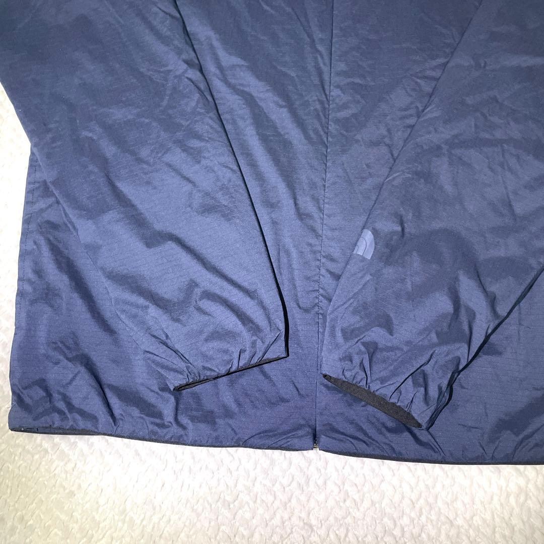 ノースフェイス【S】ノーカラーフレキシブルゼファーカーディガン 中綿