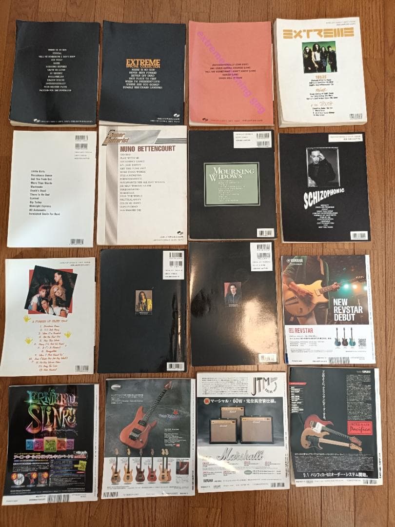 ヌーノ・ベッテンコート／EXTREME 楽譜・バンドスコア 17冊