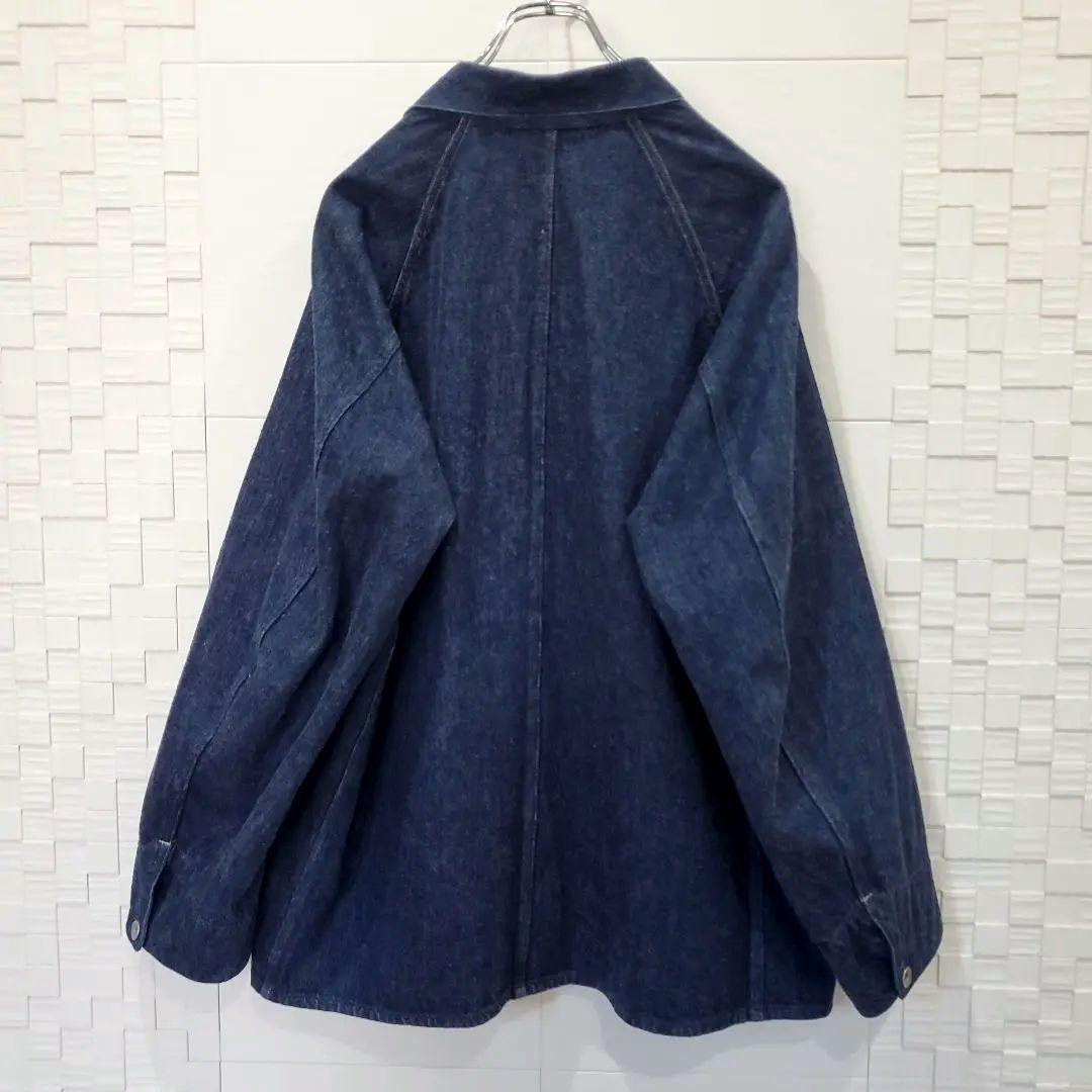 【美品】COMOLI インディゴ デニムワークジャケット サイズ3