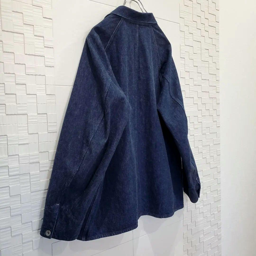 【美品】COMOLI インディゴ デニムワークジャケット サイズ3
