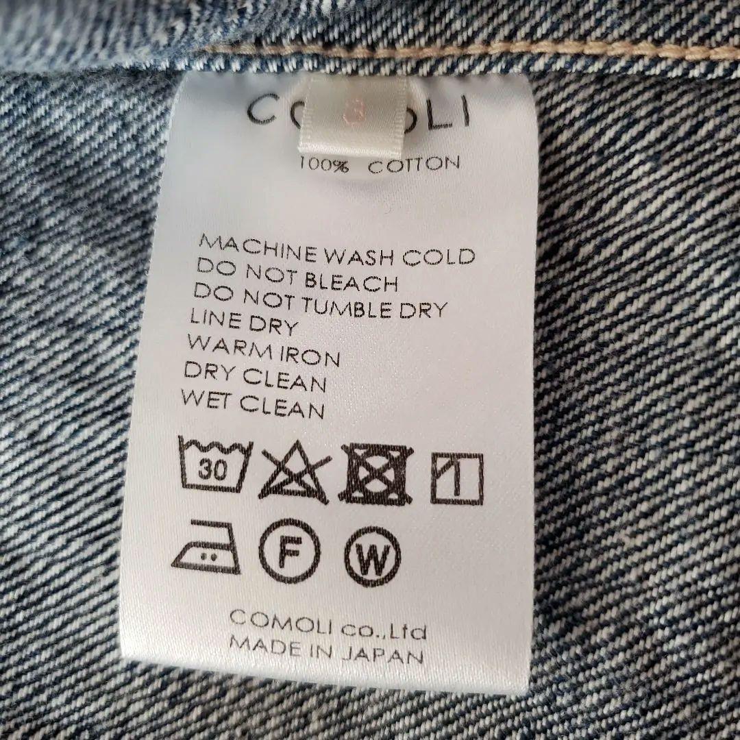 【美品】COMOLI インディゴ デニムワークジャケット サイズ3