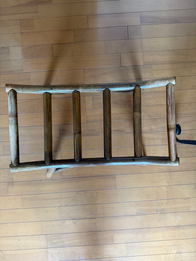 50s ラタン　オットマン　スツール　ミッドセンチュリー