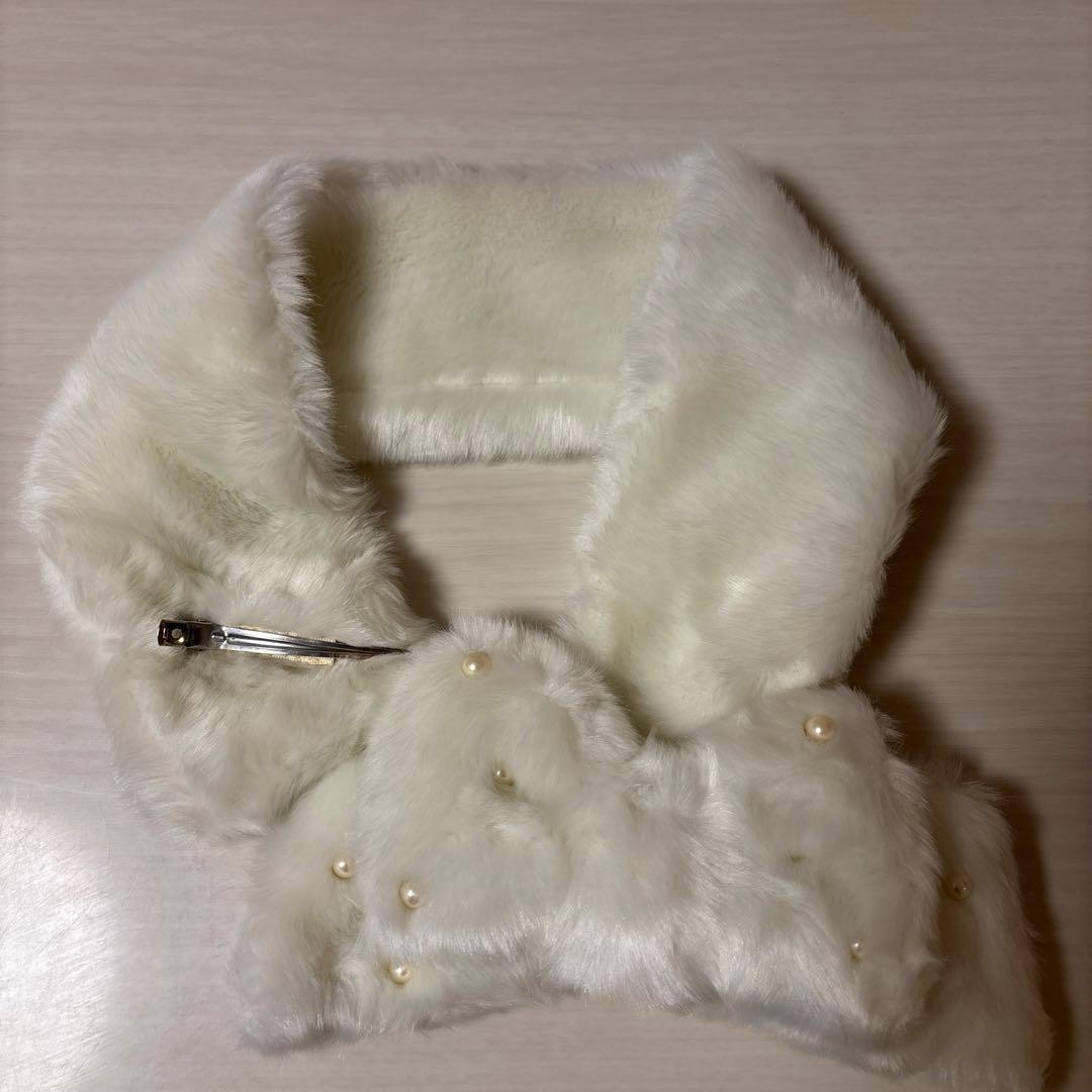 【新品】BABY ファーリボンマフラー