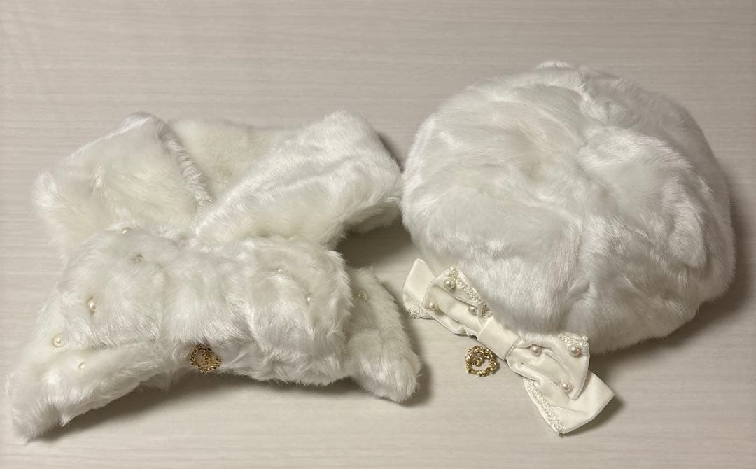 【新品】BABY ファーリボンマフラー