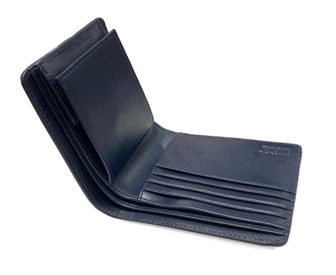 新品未使用品DIESEL 二つ折り財布 ネイビー　HOLI-D 箱付2025AW