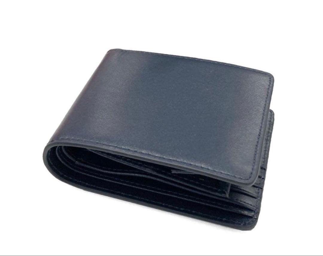 新品未使用品DIESEL 二つ折り財布 ネイビー　HOLI-D 箱付2025AW