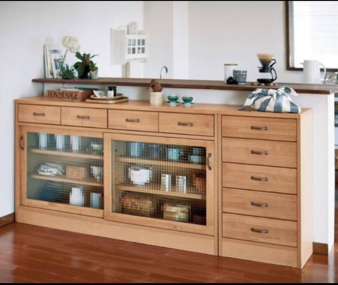 【Un Seul Tresor】 ベルメゾン食器棚 キャビネット