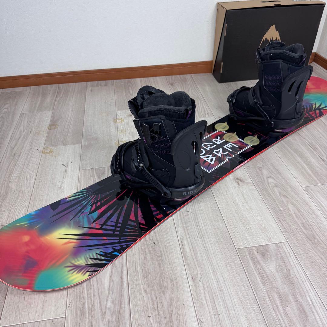 SALOMON レディーススノーボードセット 143cm ブーツ24.5cm