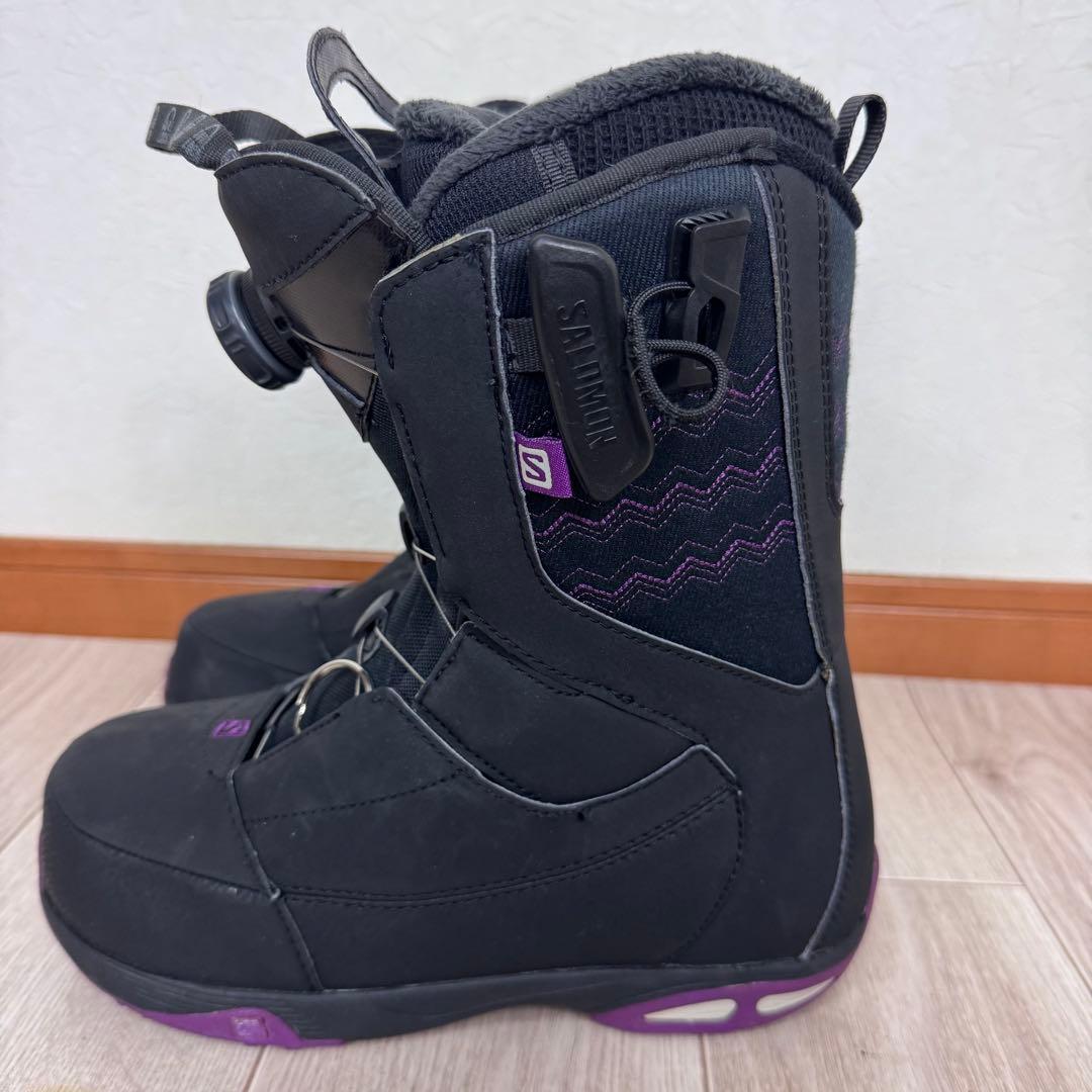 SALOMON レディーススノーボードセット 143cm ブーツ24.5cm