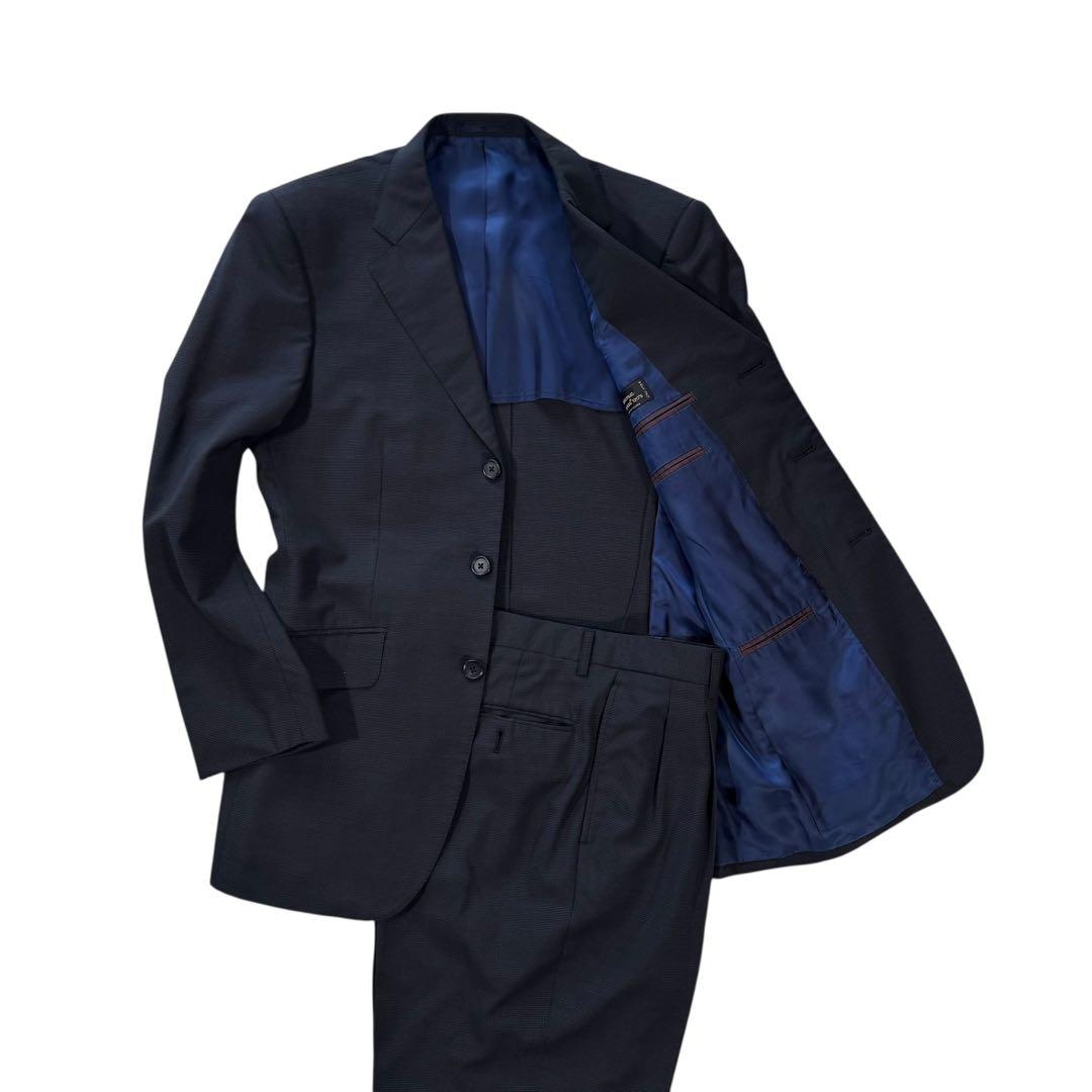 【美品】ポールスミス ロンドン LESSONA セットアップ SUPER120