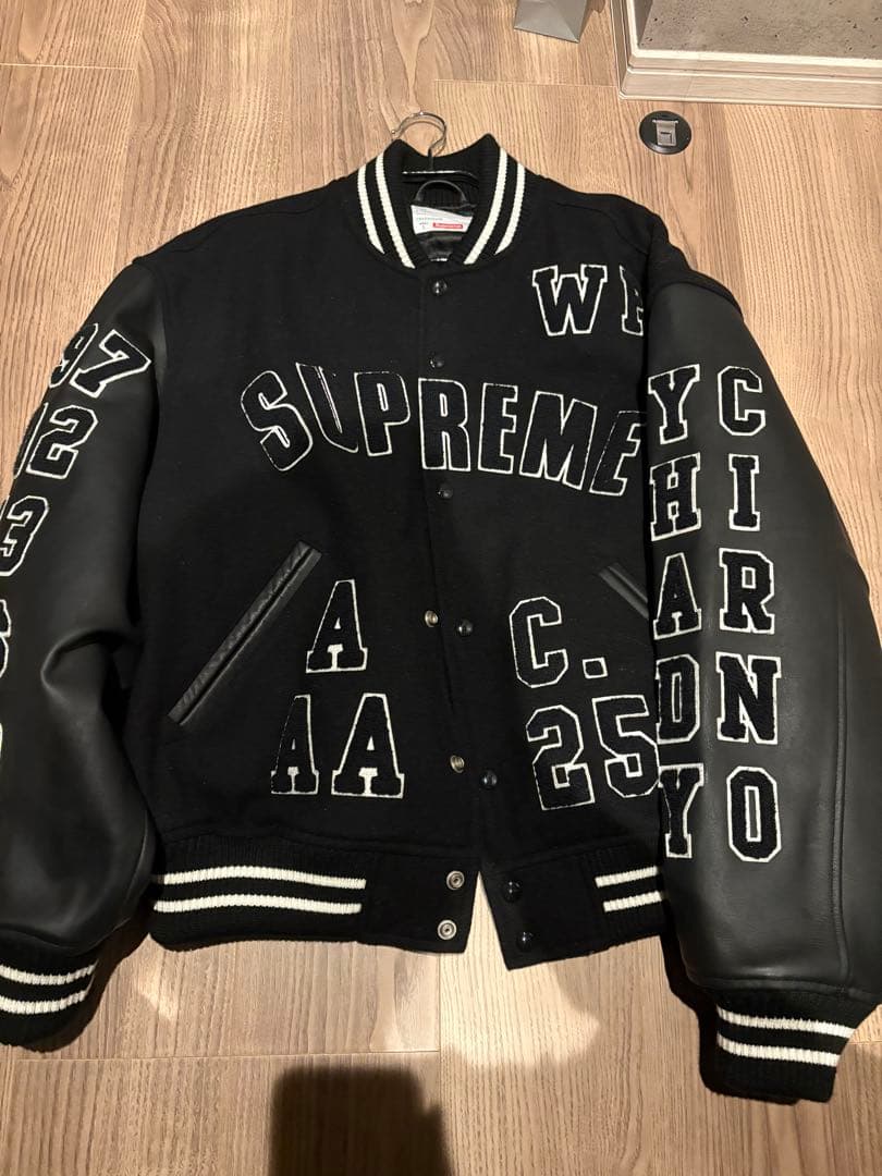 A*e様 最安値！シュプリーム プレイズ バーシティ ジャケット \