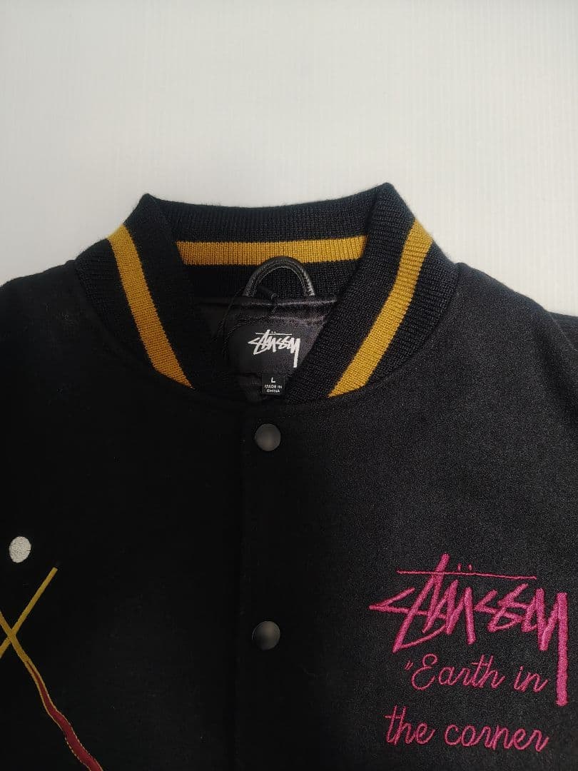 ジャケット・アウター STUSSY 40TH ANNIVERSARY VARSITY JACKET