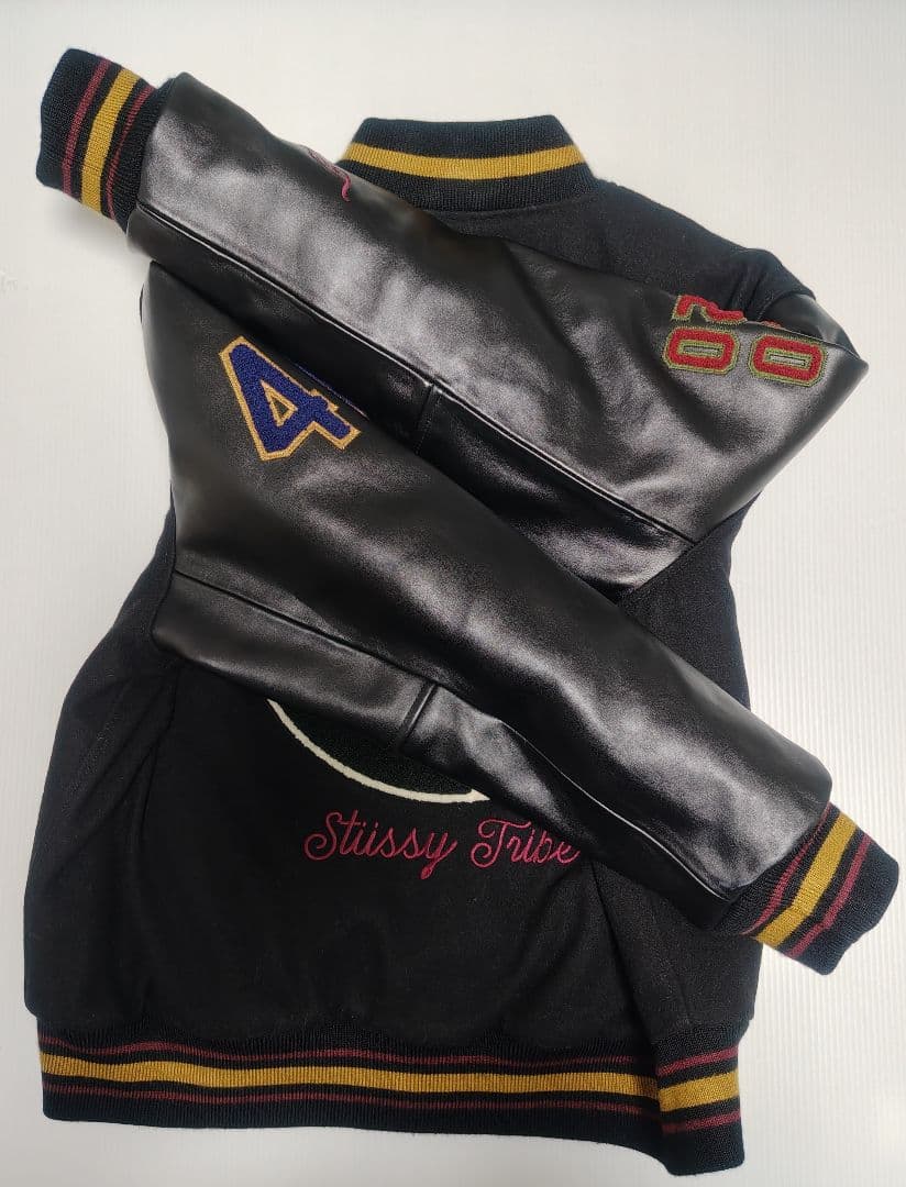 ジャケット・アウター STUSSY 40TH ANNIVERSARY VARSITY JACKET