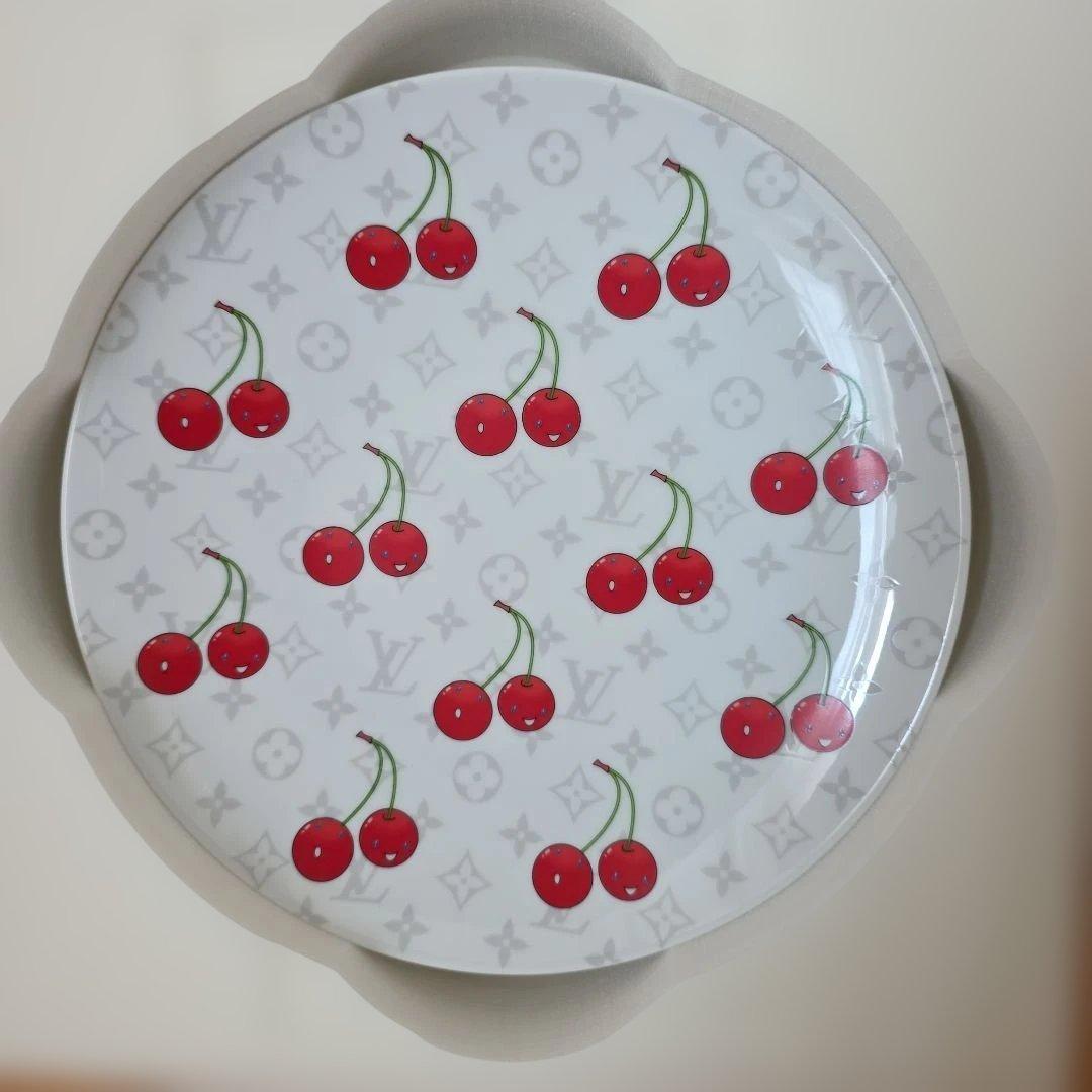 ルイヴィトン ✕ 村上隆　チェリー デザートプレート 1枚 R93117