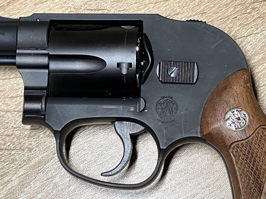 タナカワークス S&W M49 Early HW ガスガン 木製グリップ付き