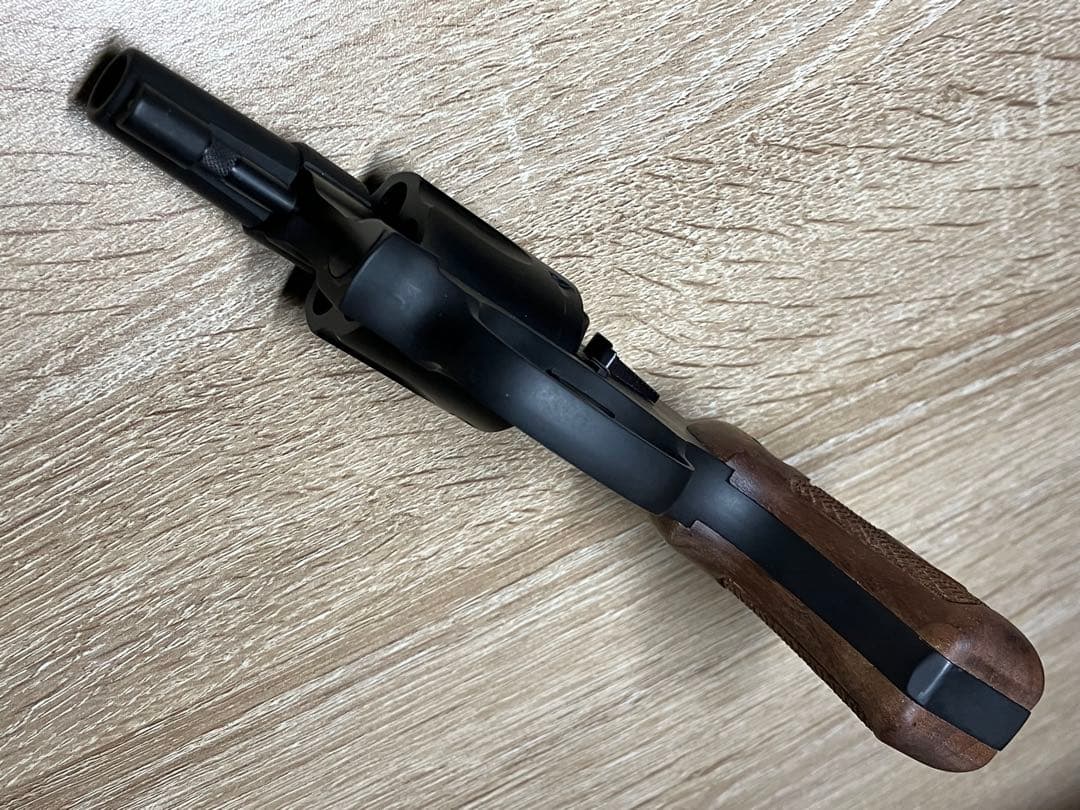 タナカワークス S&W M49 Early HW ガスガン 木製グリップ付き