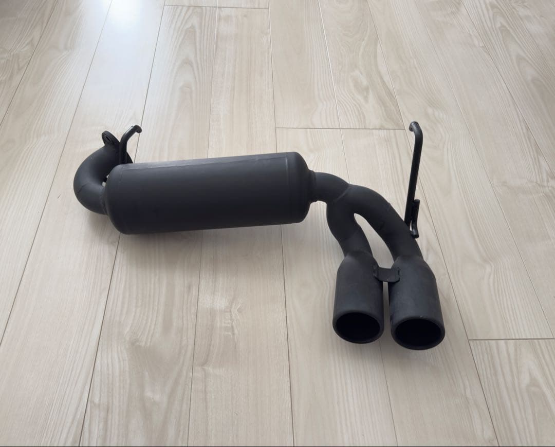 即日発送可能 シーエルリンク マフラー ダブル 2本出し マットブラック