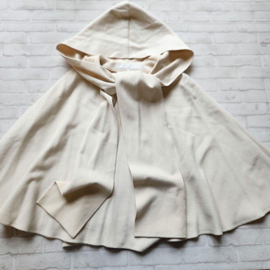 ANAYI　アナイ　アンゴラウール　フード付きケープ　ポンチョ