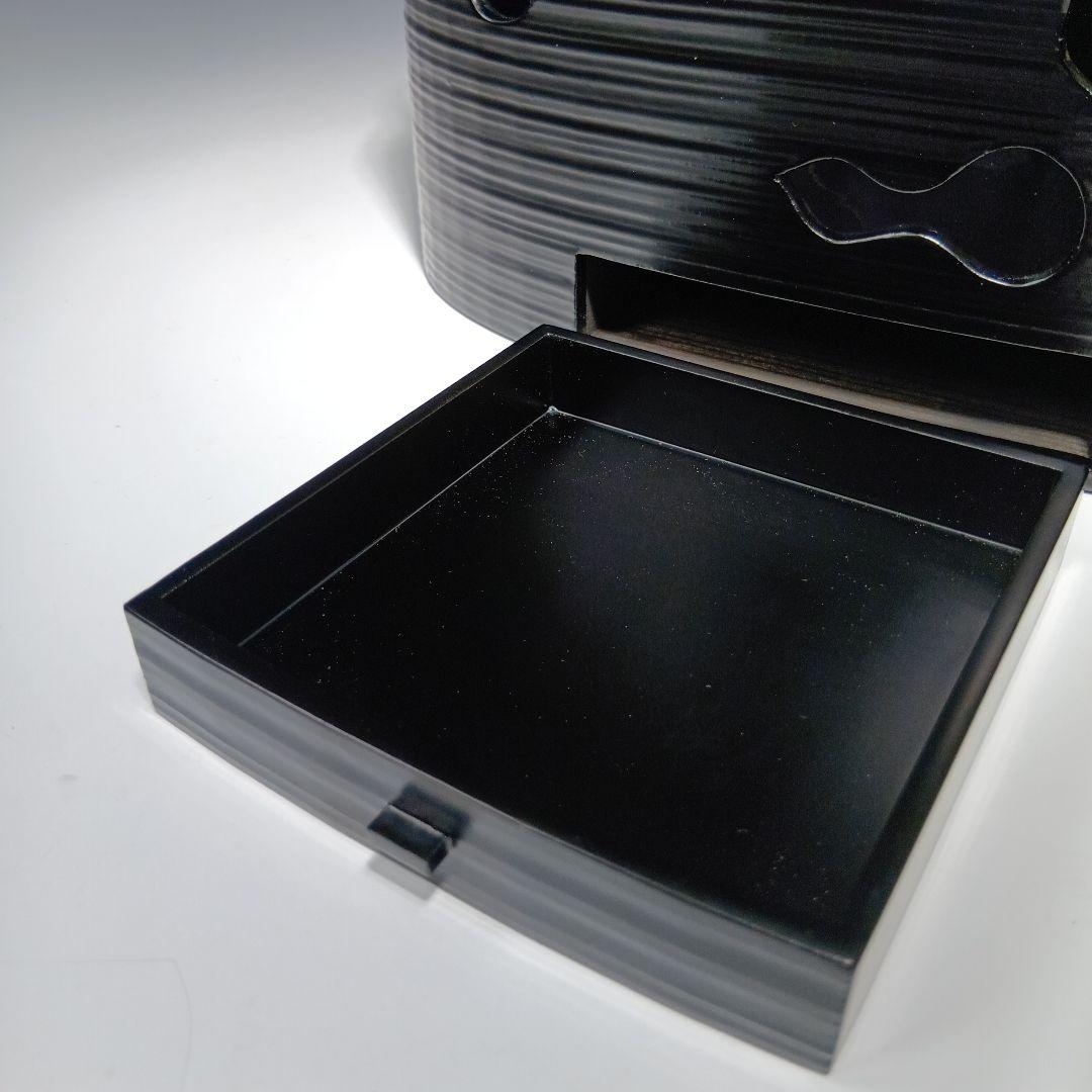 最後値下げ茶道具　六瓢莨盆(鵬雲斉好)一閑塗　 平安満樹作　共箱　美品