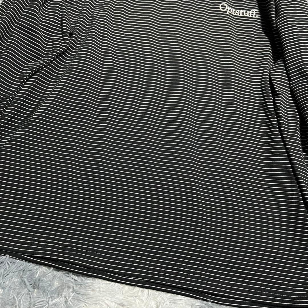 極美品　OPTSTUFF DRAWSTRING BORDER T-SHIRT