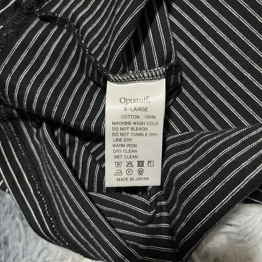 極美品　OPTSTUFF DRAWSTRING BORDER T-SHIRT