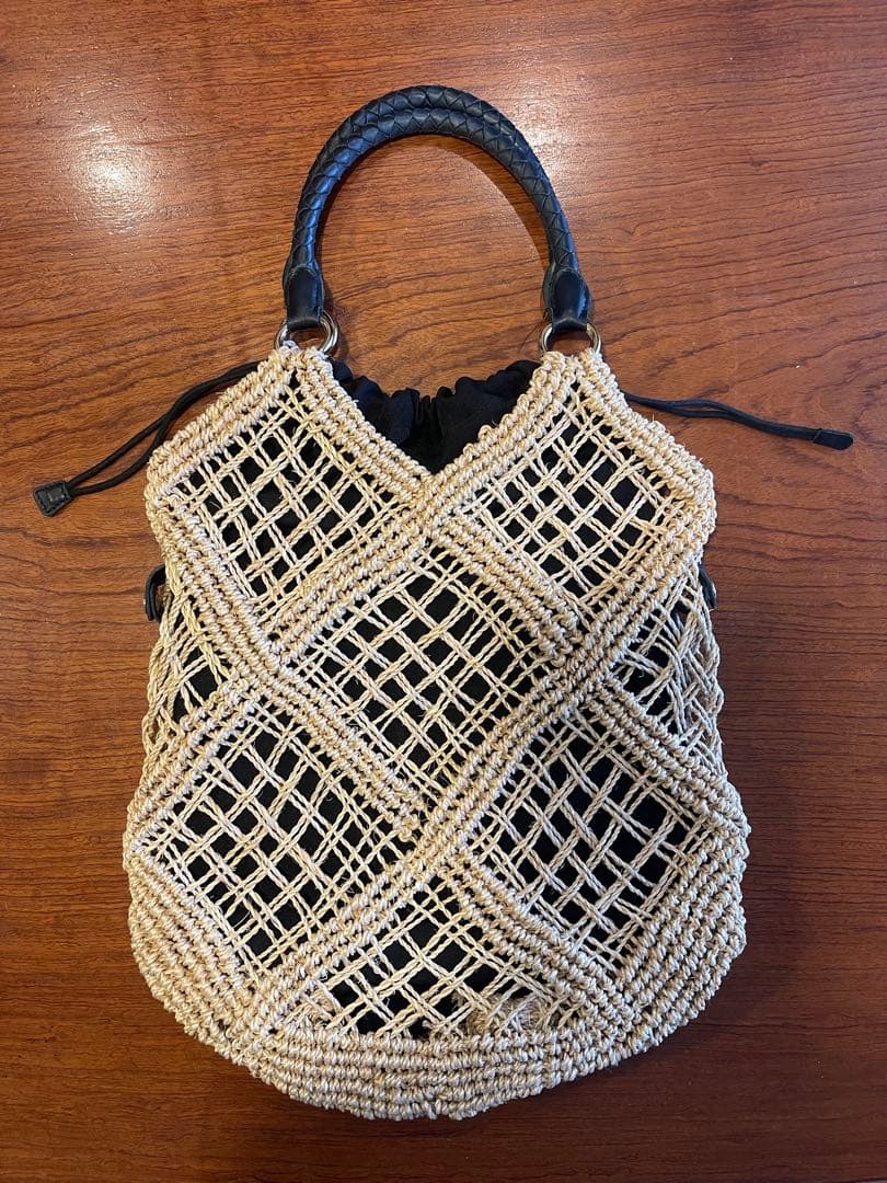 BAGMATI 編み込みデザイン かごバッグ