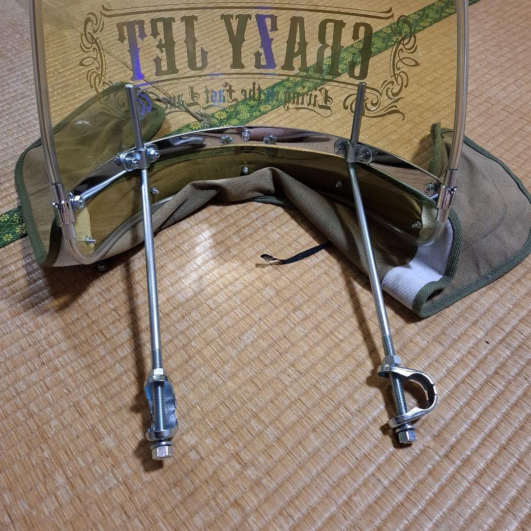 旭風防　キバミ　ロングステー　旧車　族車　CBR VT250F