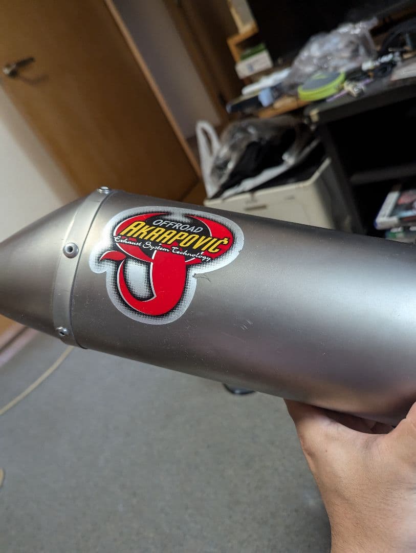 dr-z400sm drz400 アクラポビッチ fmf マフラー