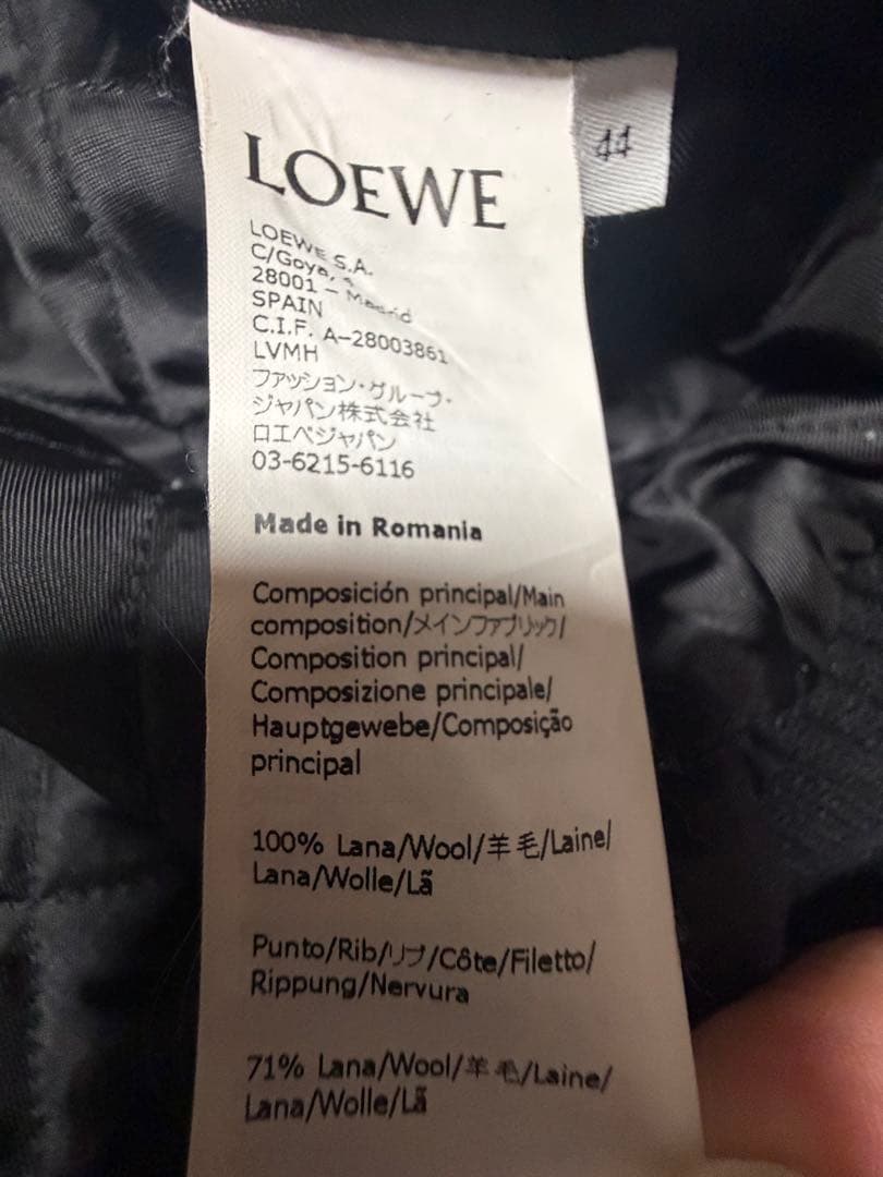 LOEWE ロエベのメルトンMA-1 ボンバージャケット