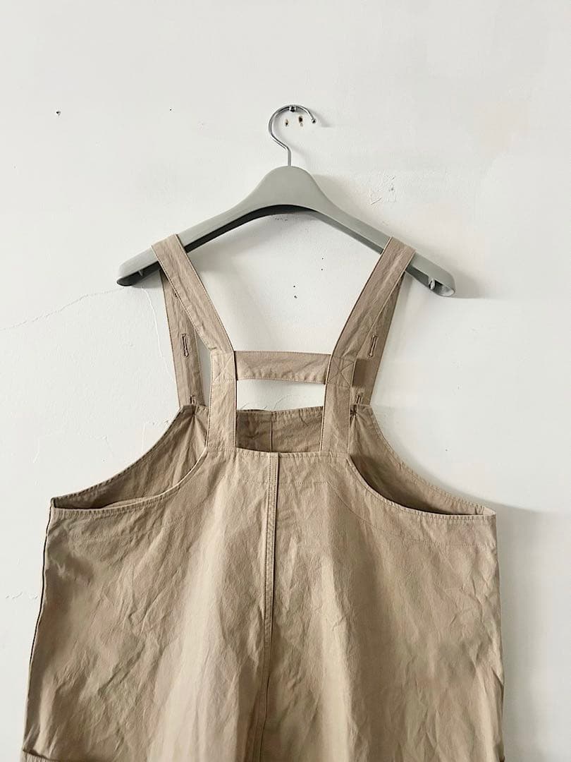 【美品】holk　コットンチノ オーバーオール 　KHAKI