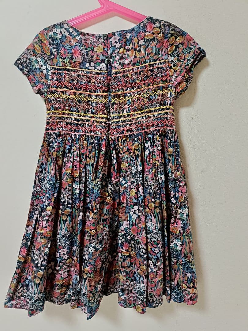 Bonpoint デュセス/8a　スモッキングドレス