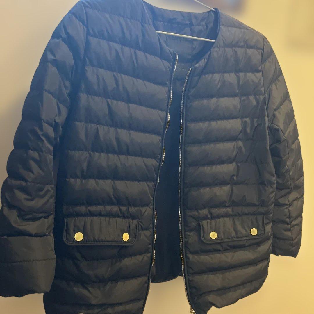 TATRAS ブラックノーカラーダウンジャケット　ビームス別注　03