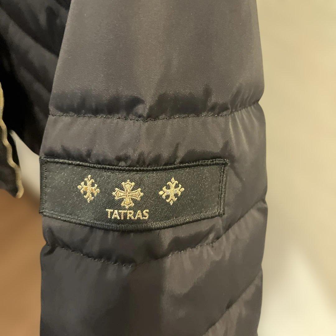 TATRAS ブラックノーカラーダウンジャケット　ビームス別注　03