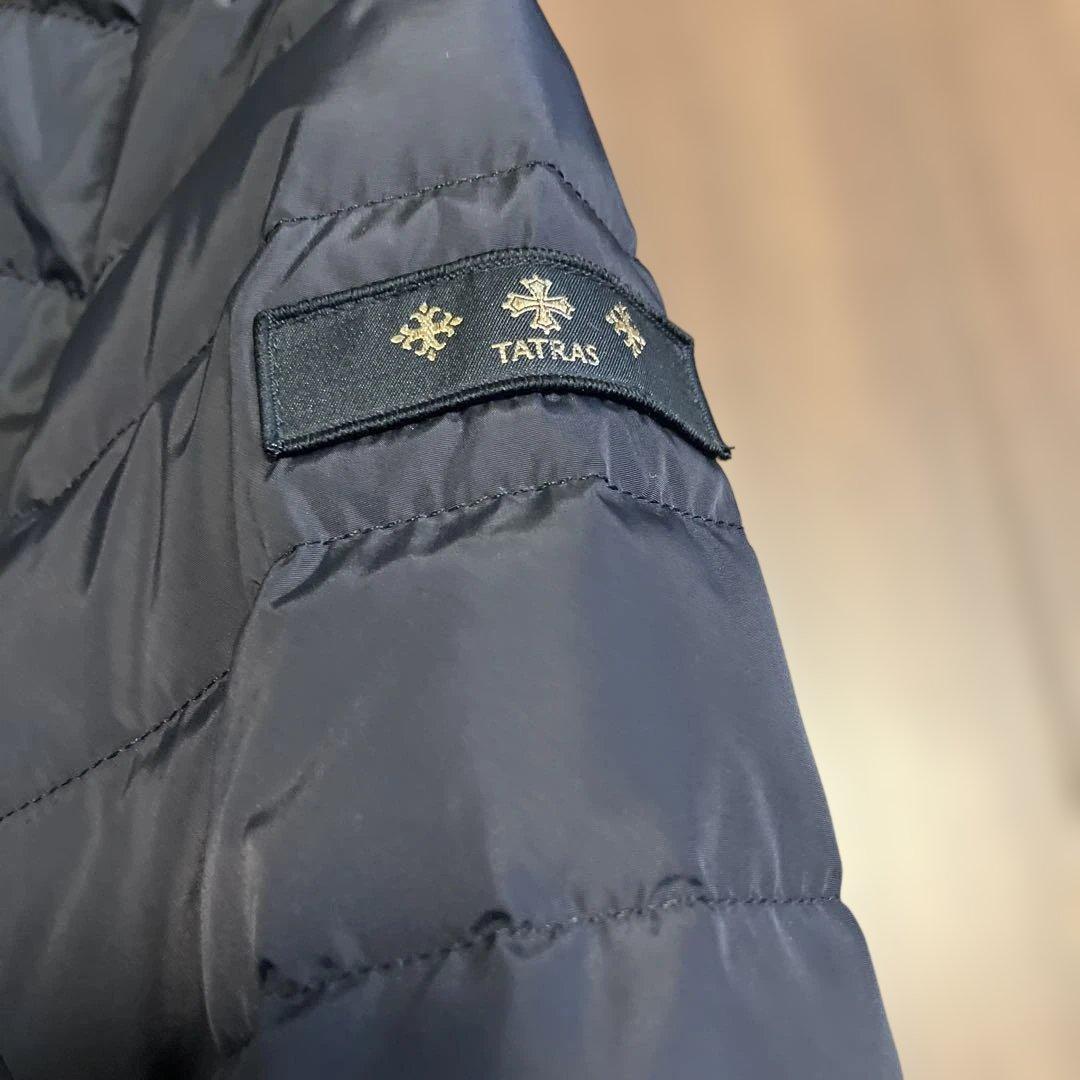 TATRAS ブラックノーカラーダウンジャケット　ビームス別注　03