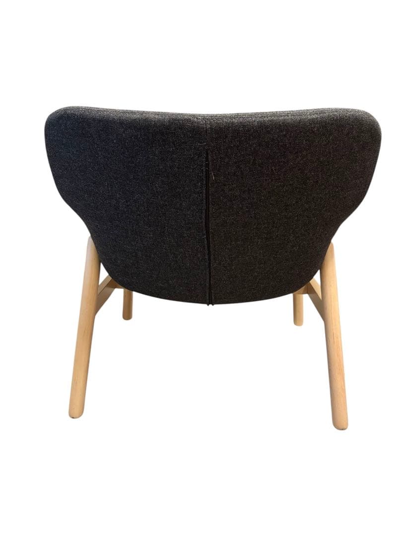 【超美品】IKEA ヴェードボー ダイニングチェア 1人掛け ダークグレー