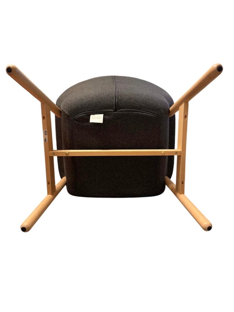 【超美品】IKEA ヴェードボー ダイニングチェア 1人掛け ダークグレー