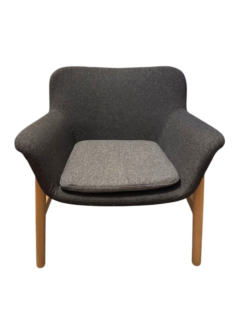 【超美品】IKEA ヴェードボー ダイニングチェア 1人掛け ダークグレー