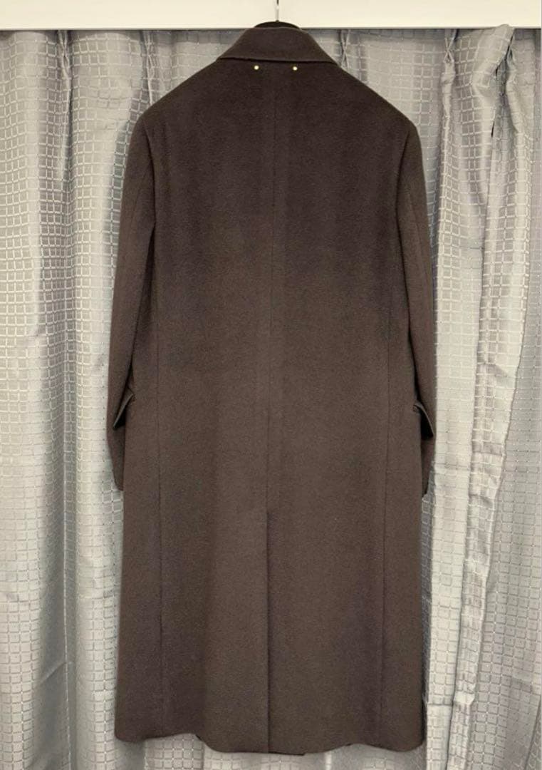 カシミヤ ダブルチェスターコート
