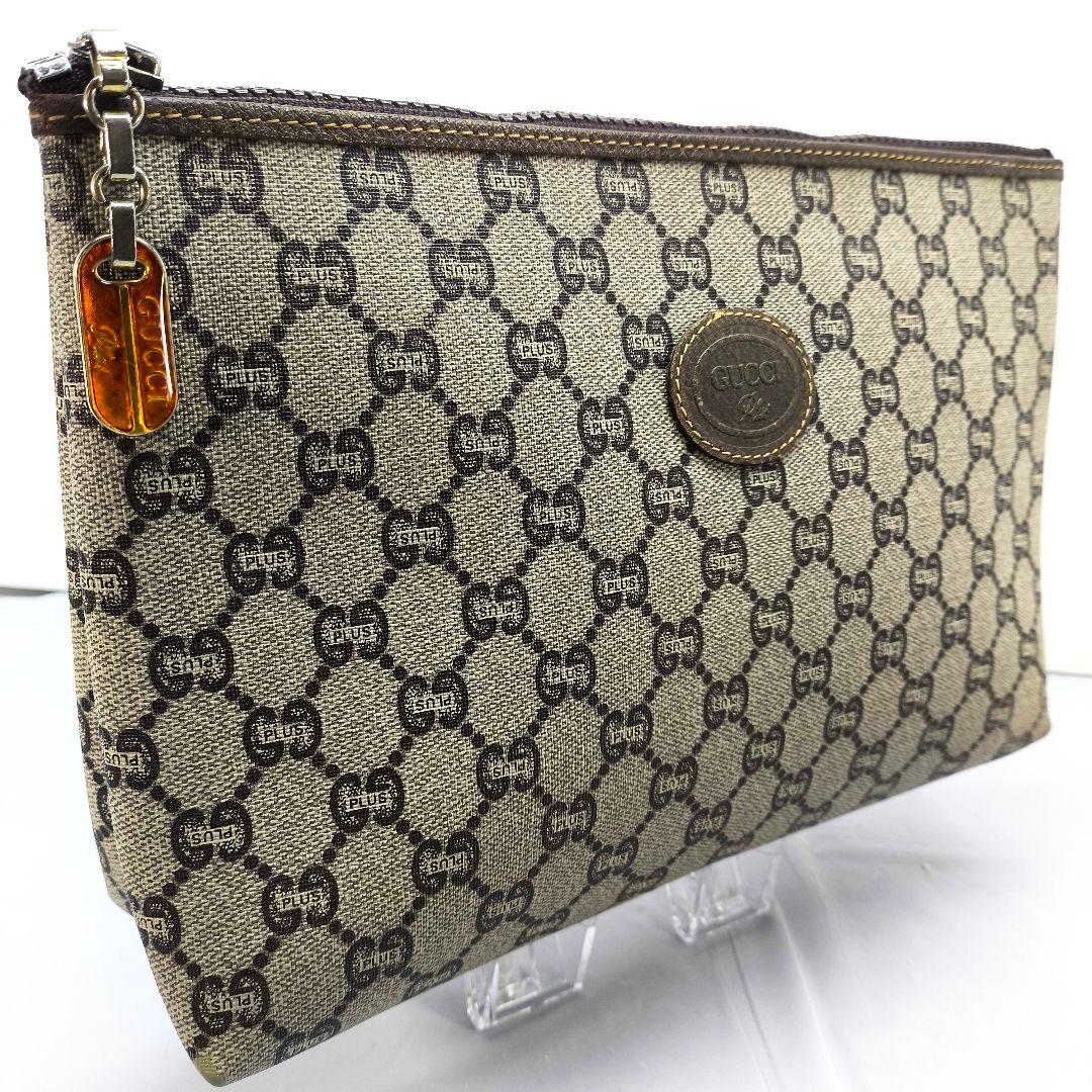 美品 グッチ GG プラス クラッチバッグ セカンドバッグ ポーチ GUCCI