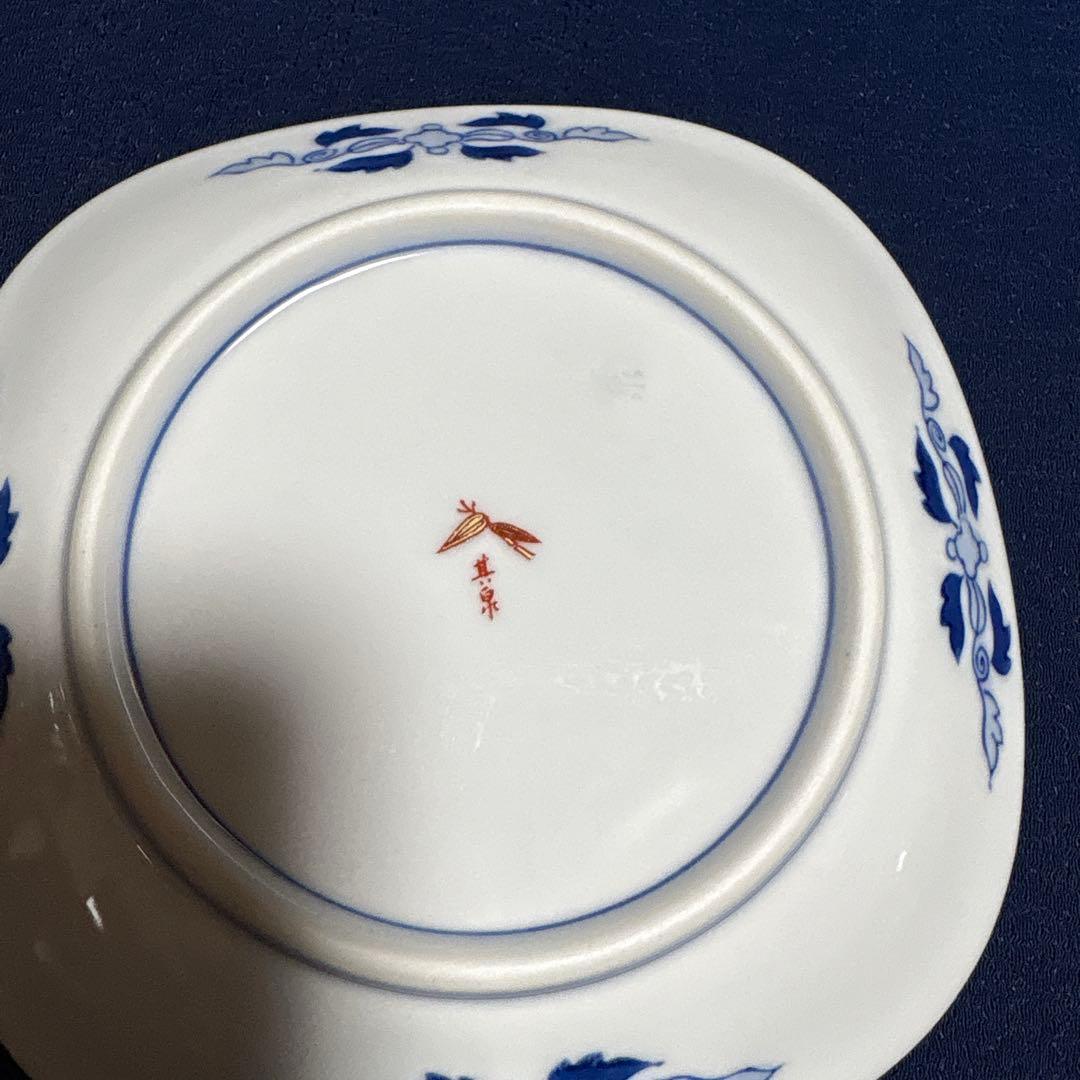 其泉　染錦　春秋文　銘々皿5枚⭐️未使用